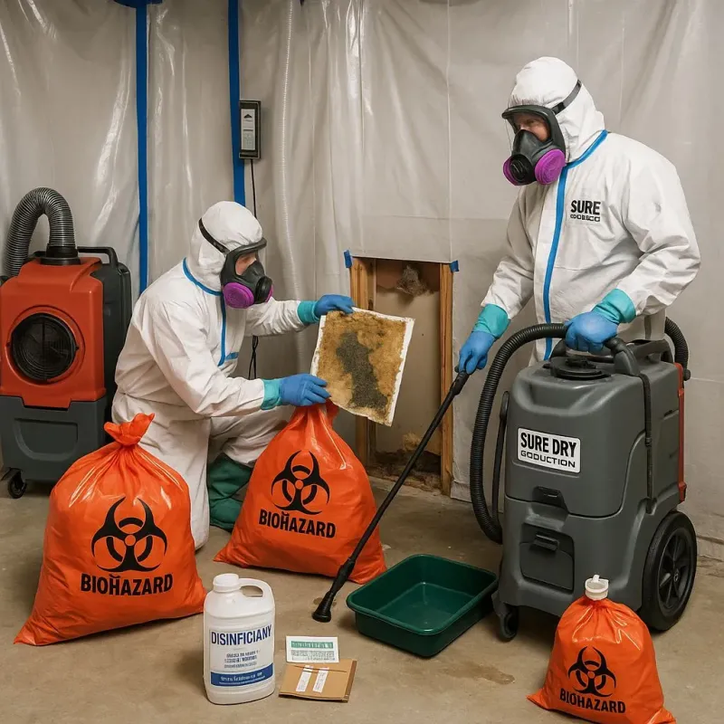 Contaminated Water Handling Protocols process in Gower, MO
